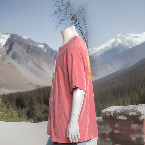 BIG & TALL Billionaire Boys Club Graphic Print TShirt Pink Size XXL GUC - Picture 2 of 7